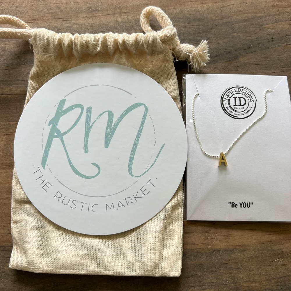 Initial A Necklace